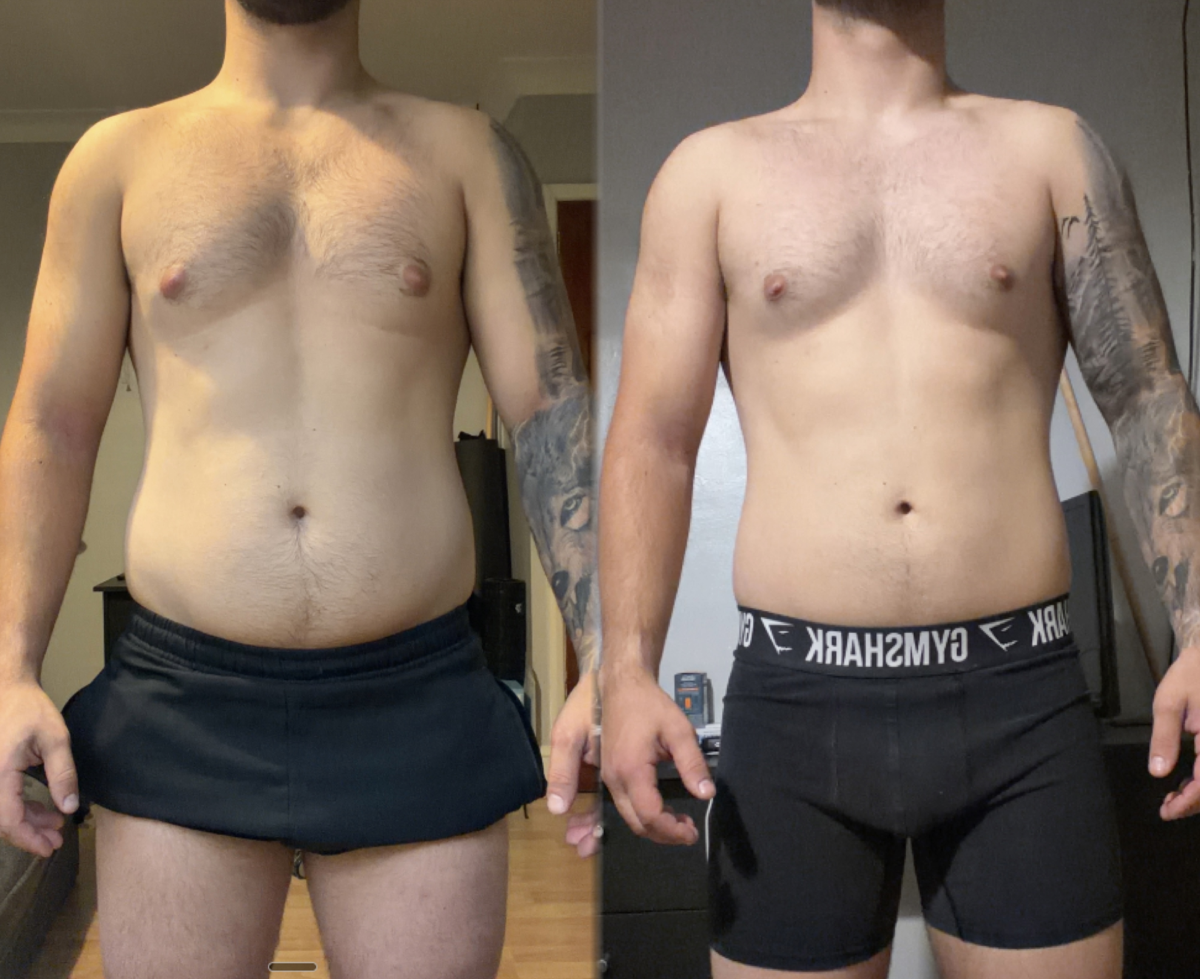 Max Thorpe’s original before-and-after comparison